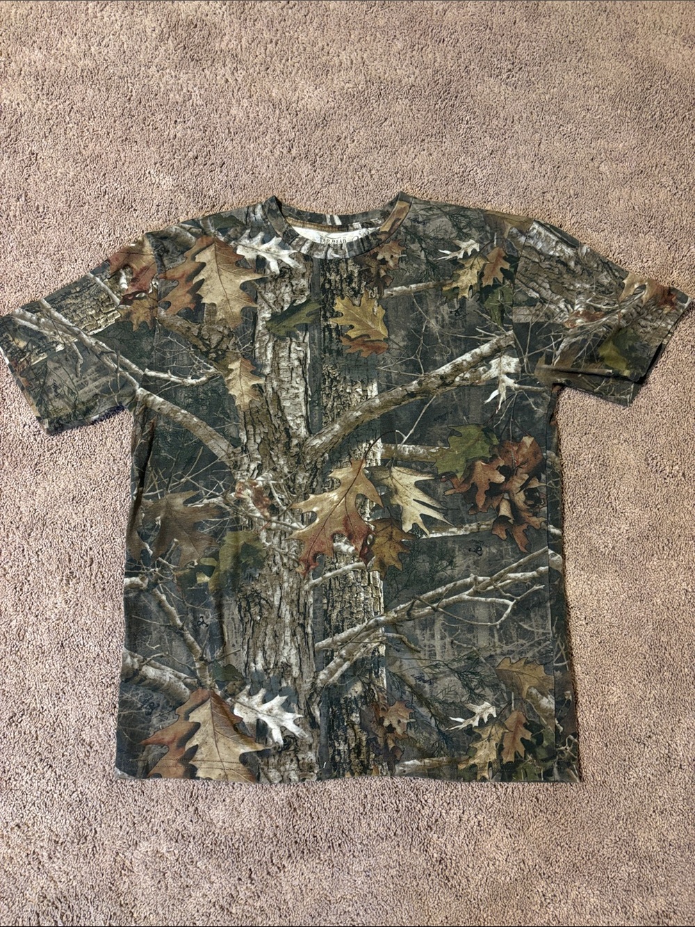 RedHead Short Sleeve Camo Tee - Green/Brown/Gray